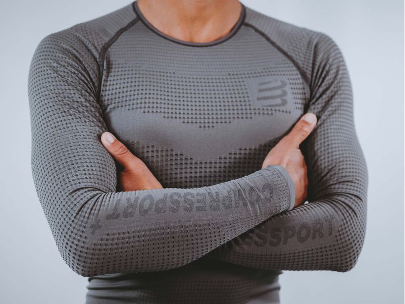 ON/OFF BASE LAYER LS TOP M - GREY